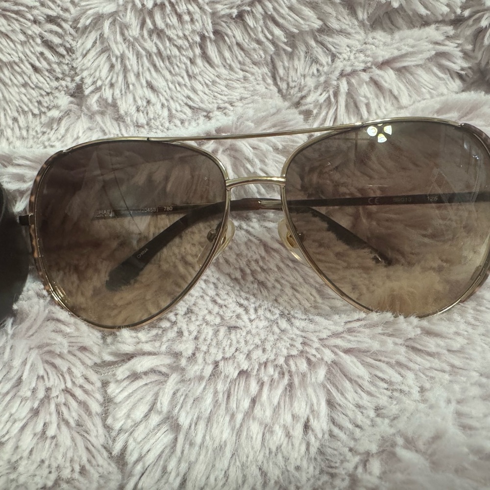 Michael Kors Gold Aviator Sunglasses